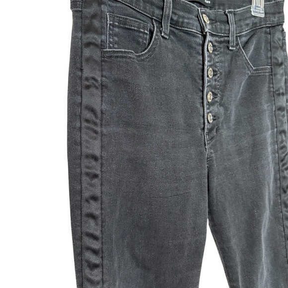 Veronica Beard Carolyn Baby Boot High Rise Black Crop Jeans Womens Size 30/10 - Picture 4 of 10